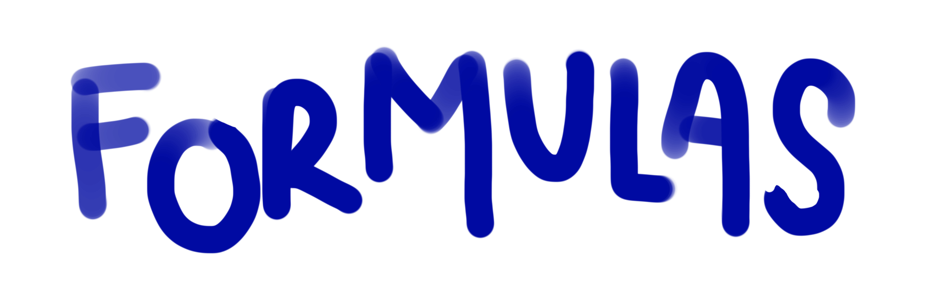 Fórmulas